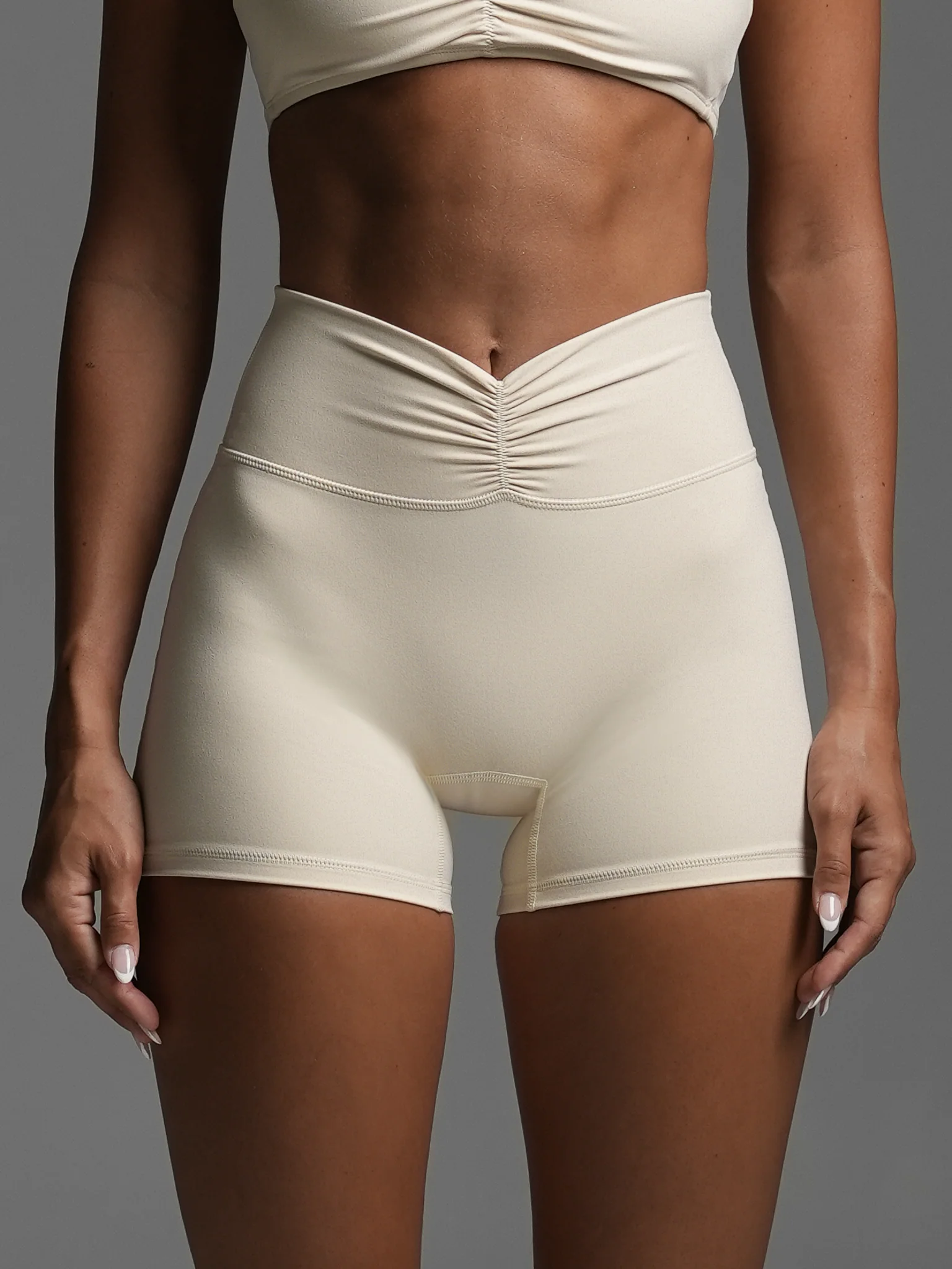 Base Ruche Scrunch Shorts - Image 6