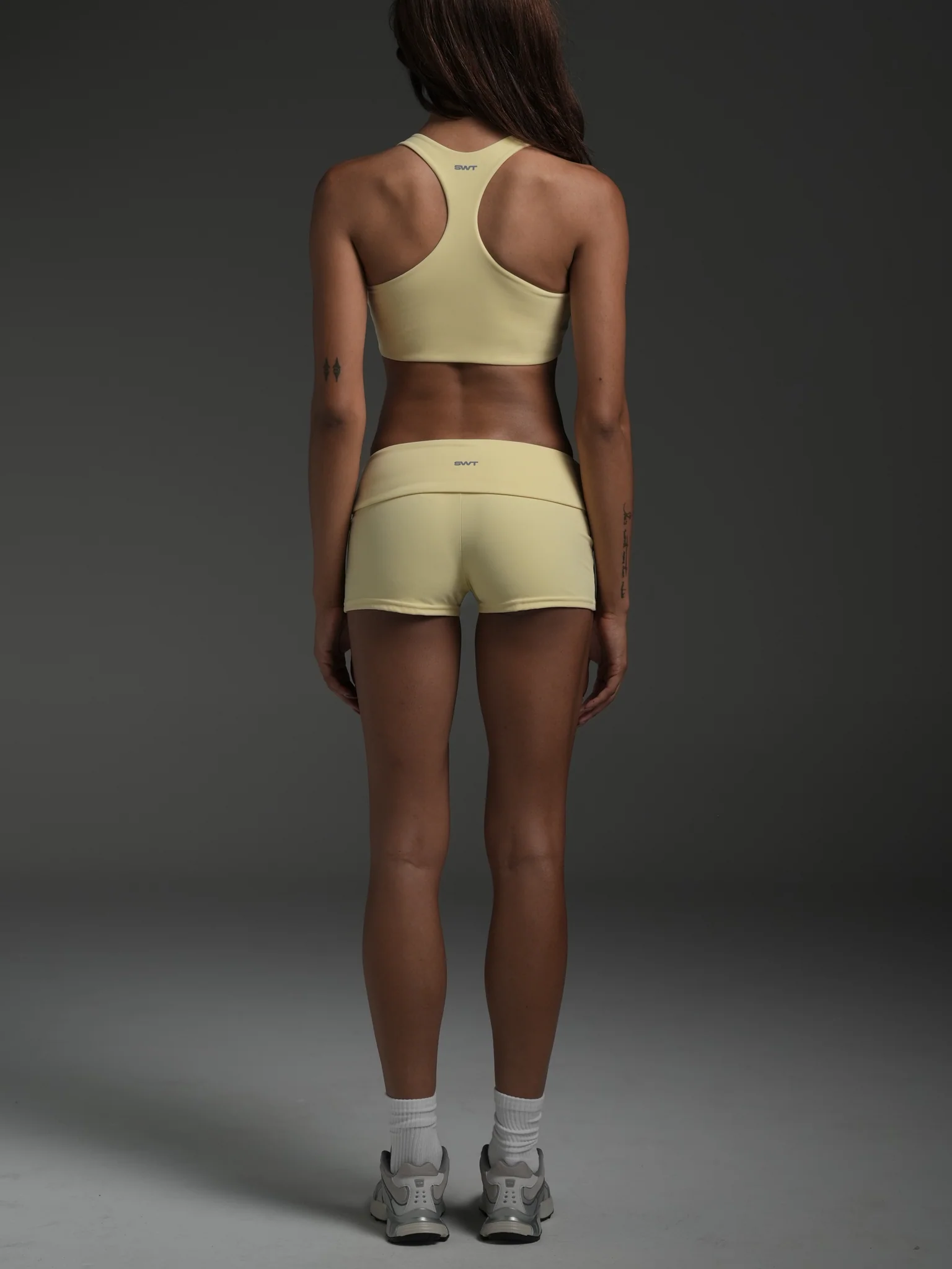 Stripe Foldover Hot Shorts - Image 3